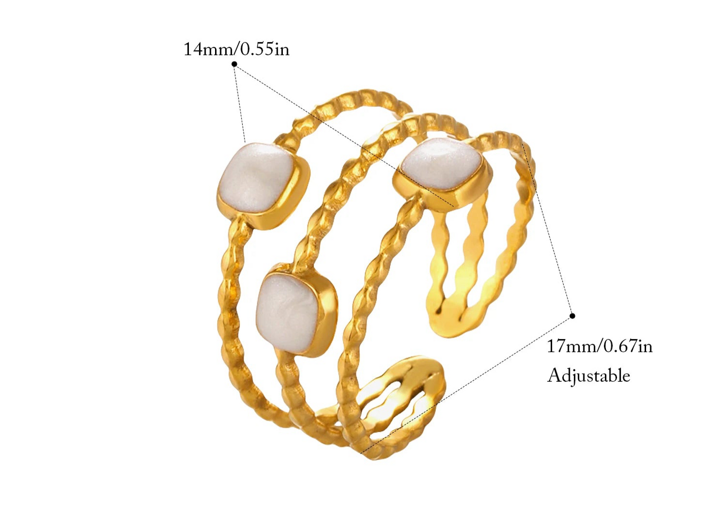 Anello Minimal Chic – Accessorio Moda in Smalto Colorato