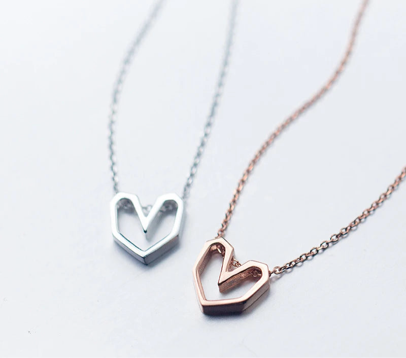 Geometria del Desiderio – Collana in Argento