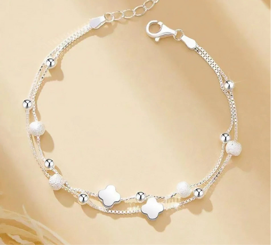 Quadrifoglio Prezioso – Bracciale Portafortuna