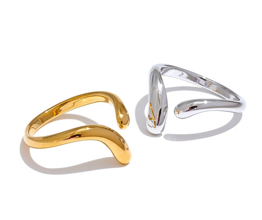 Anello Minimal Chic Regolabile – Oro o Argento