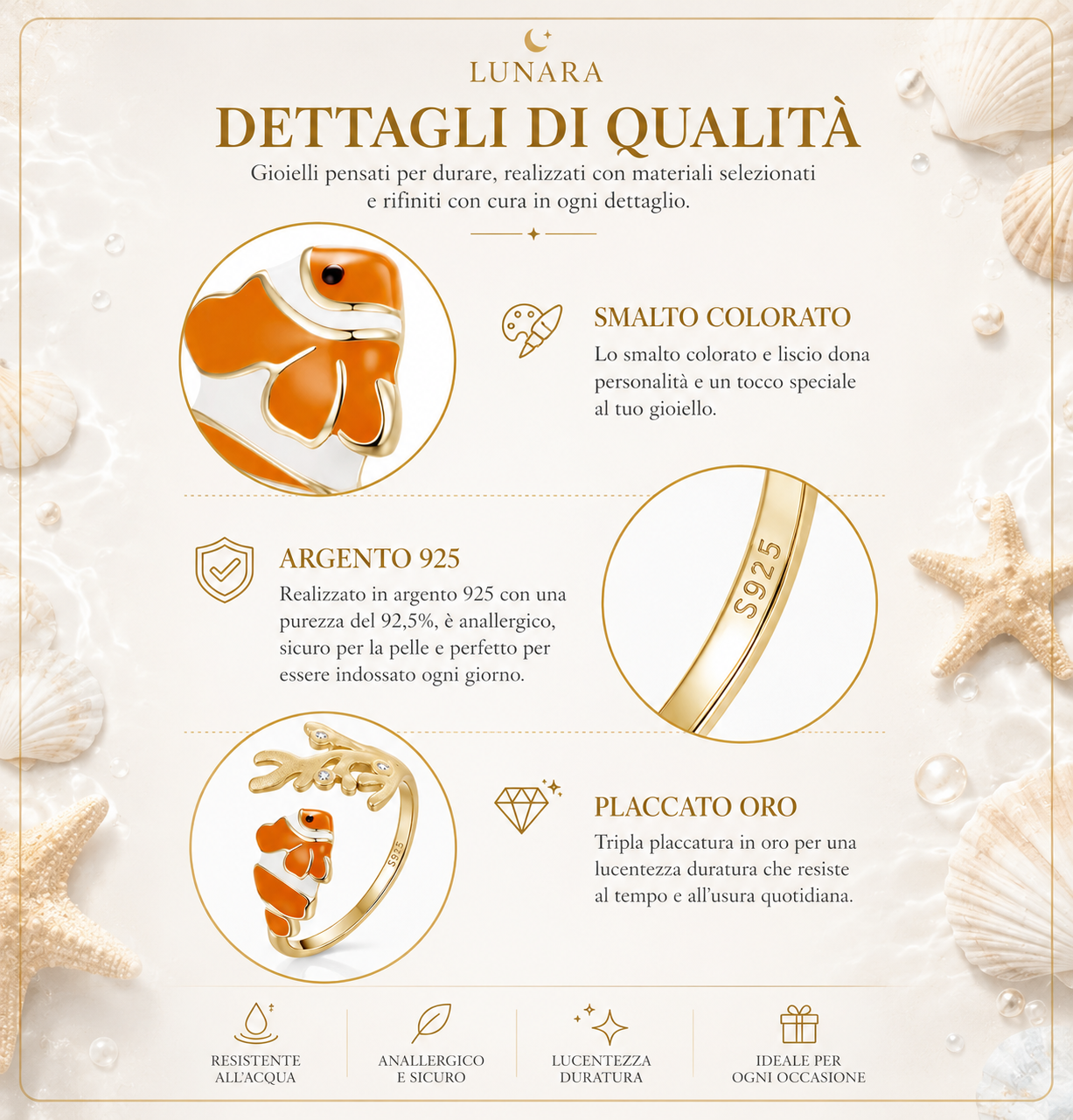 Anello Pesce Pagliaccio