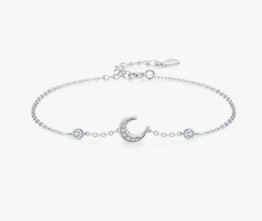 Scintilla Lunare – Bracciale in Argento