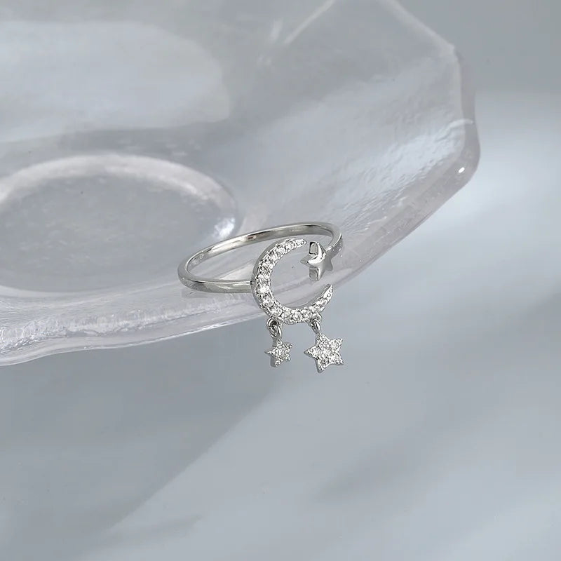 Collezione Anelli Luna e Stella – Argento