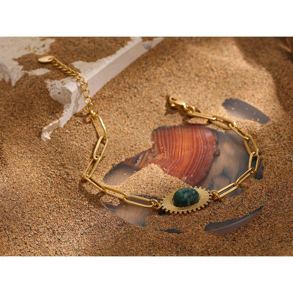 Bracciale Catena Turchese – Protezione ed Eleganza