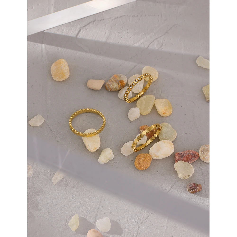 Set 3 Anelli Eternity Zirconi – Luce Infinita