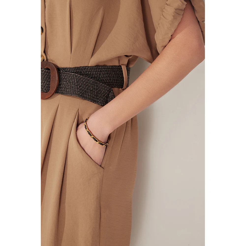 Bracciale Chain & Leather – Forza e Stile