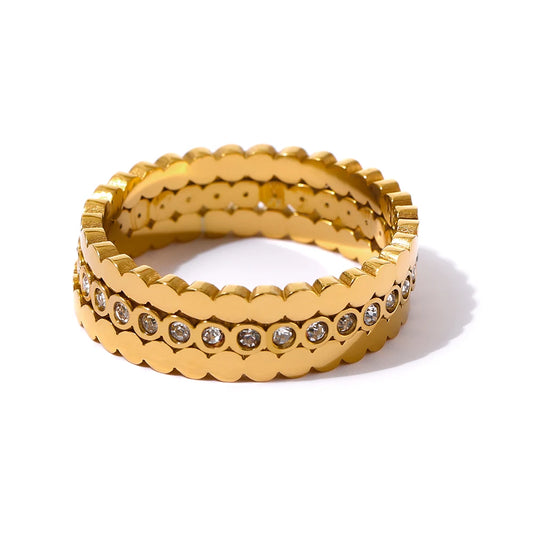 Set 3 Anelli Eternity Zirconi – Luce Infinita