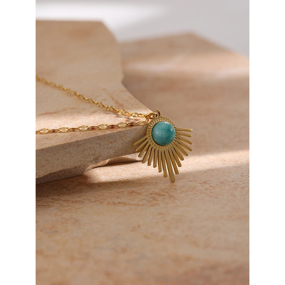 Collana Sole Turchese – Energia e Luce