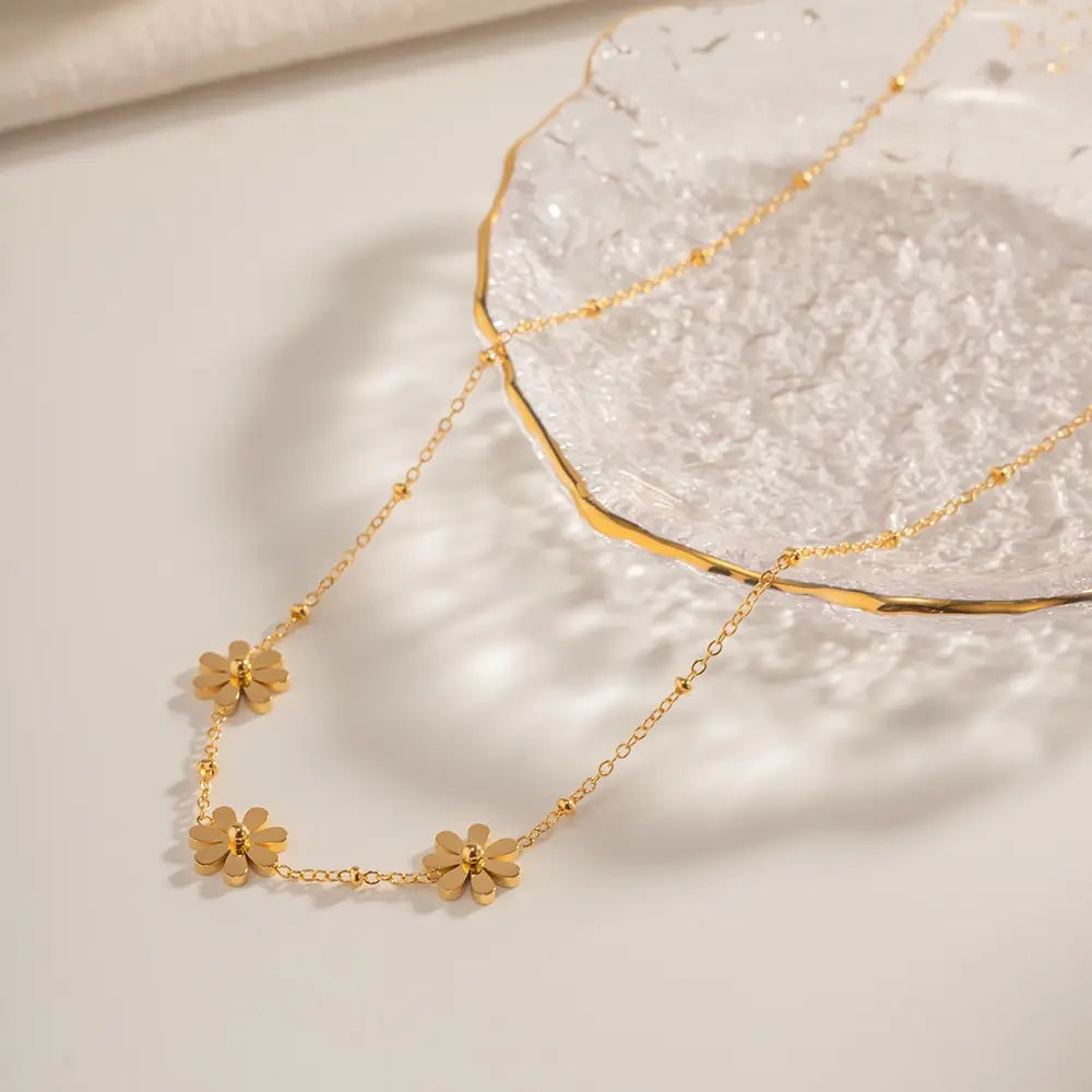 Collana Fiori di Luce – Eleganza Dorata