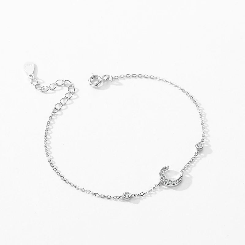 Scintilla Lunare – Bracciale in Argento