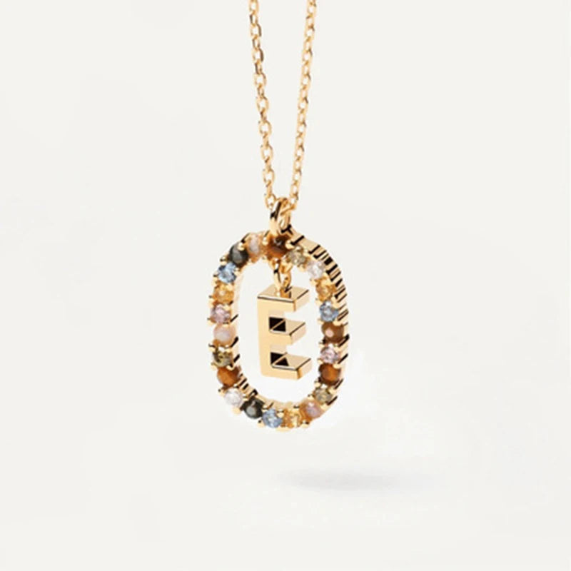 Collana con Lettera Iniziale – Girocollo Elegante Donna