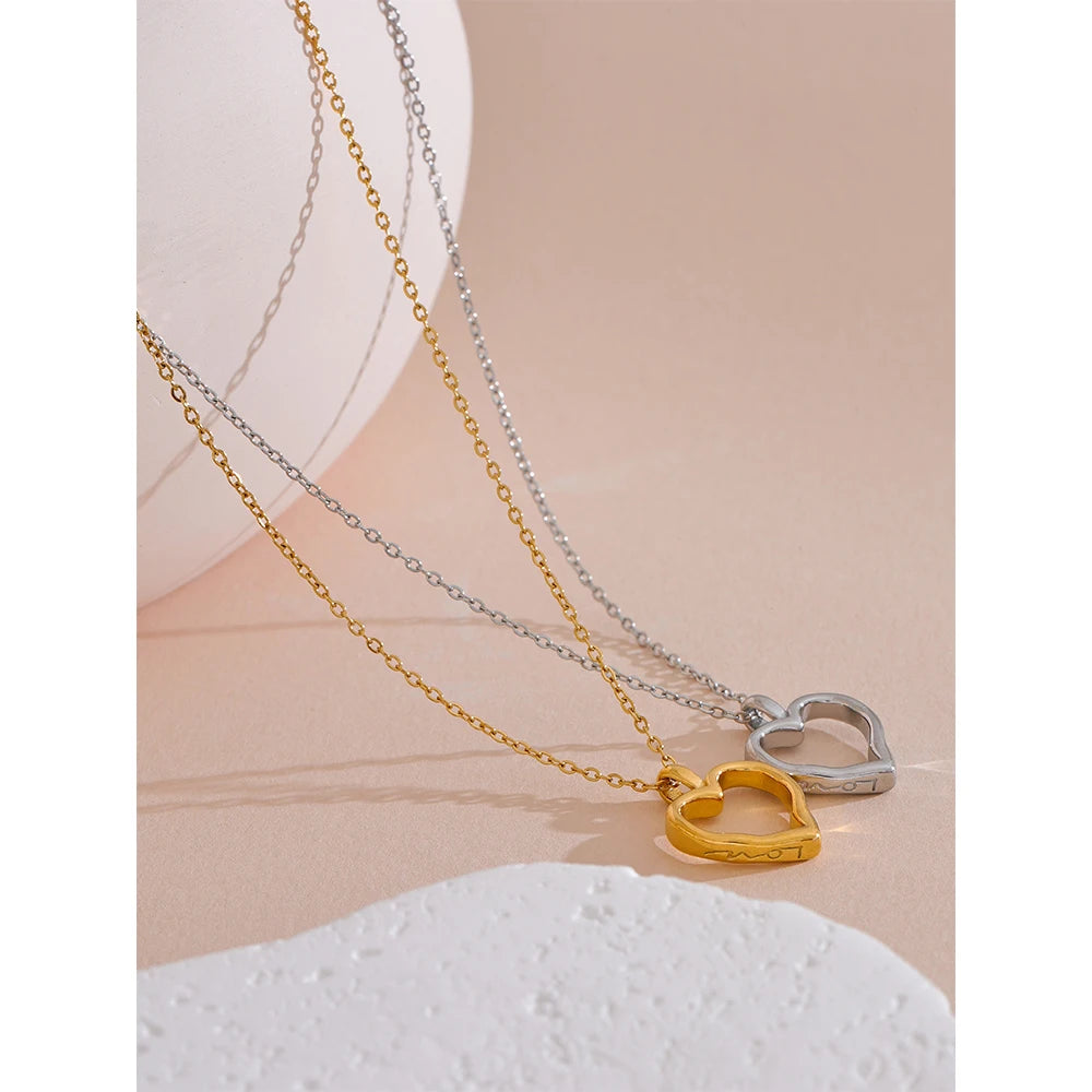 Collana Cuore Cavo – Amore Essenziale