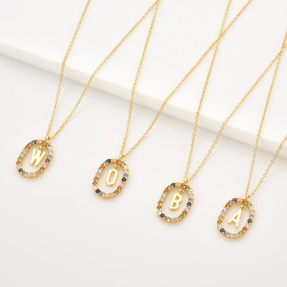 Collana con Lettera Iniziale – Girocollo Elegante Donna