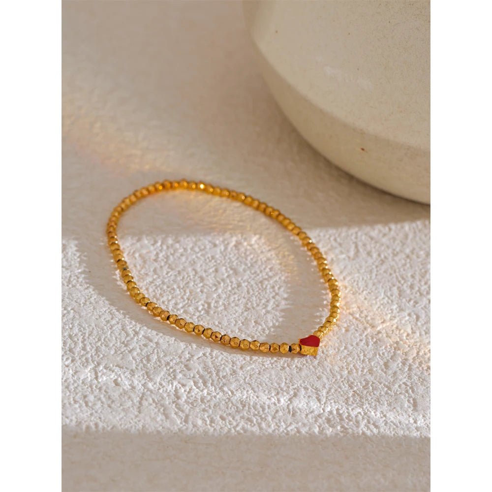 Bracciale Cuore Dorato – Amore Essenziale