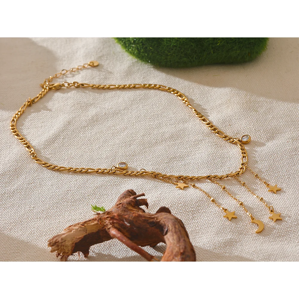 Collana Luna e Stelle – Brilla nell’Universo