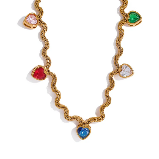 Collana Cuori di Luce – Colori dell’Amore