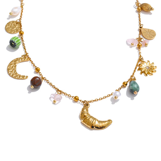 Collana Luna Charm – Magia e Colori d’Oriente