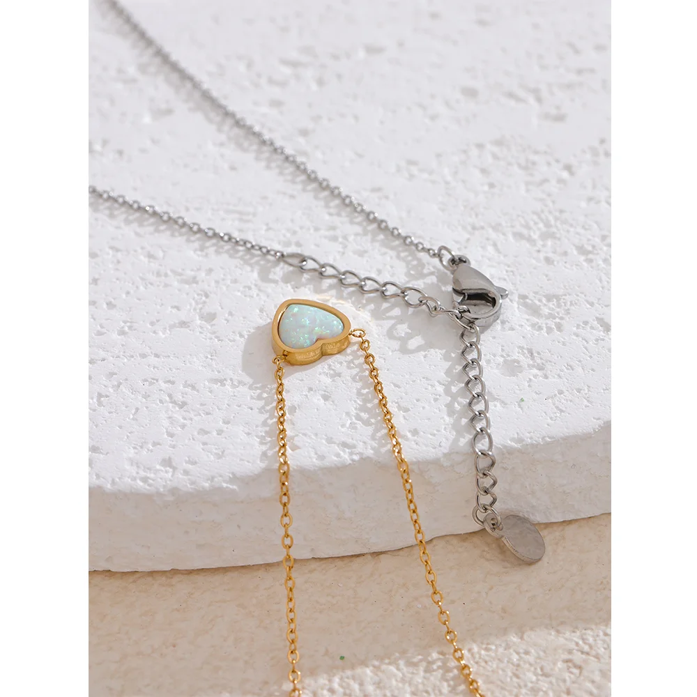 Collana Heart Glow – Acciaio Inossidabile Oro o Argento