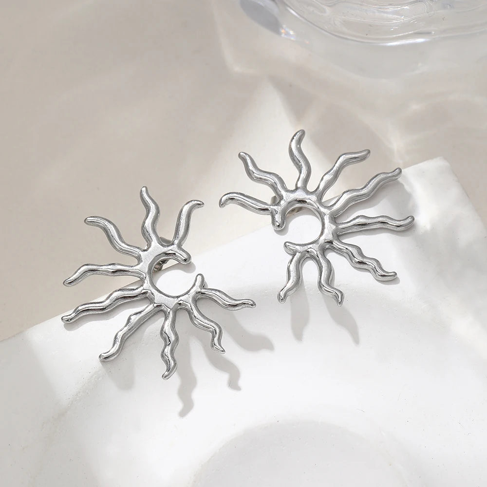 Orecchini Sole Ardente – Splendore Unico