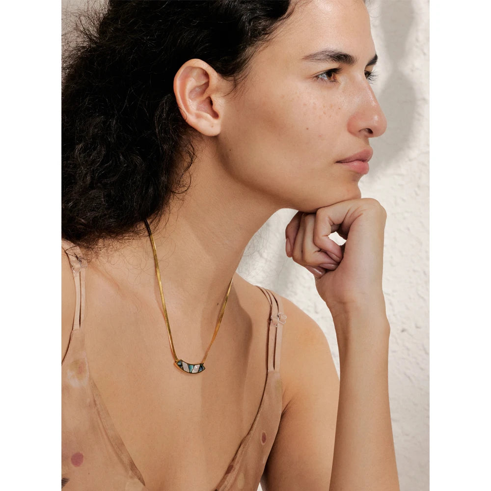 Collana Luce Oceanica – Intarsi Naturali