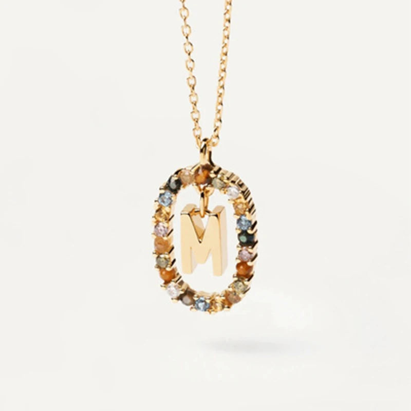 Collana con Lettera Iniziale – Girocollo Elegante Donna