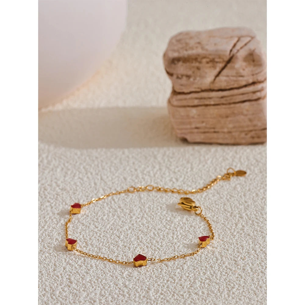 Bracciale Mini Hearts – Amore Dorato