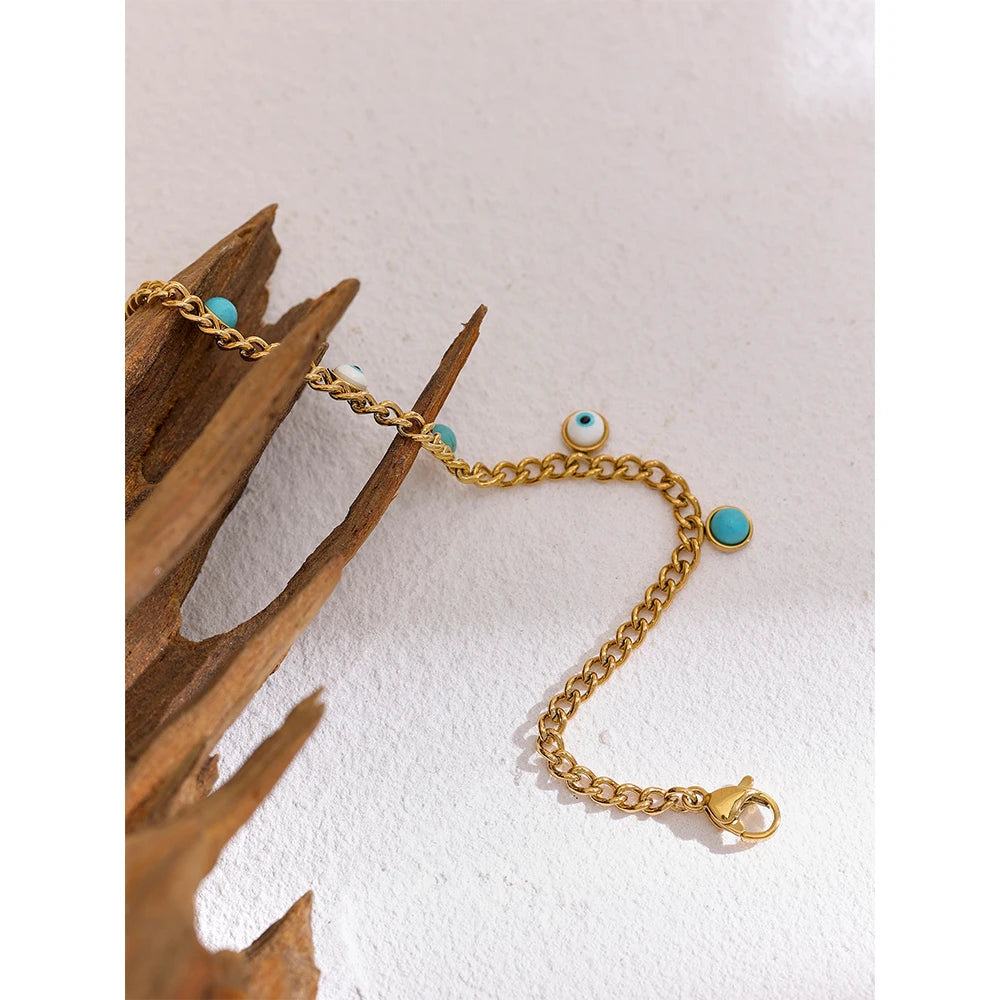 Bracciale Turquoise Eye – Protezione e Luce
