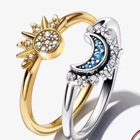 Set Anelli “Sole e Luna” – Promessa d’Amore in Argento 925
