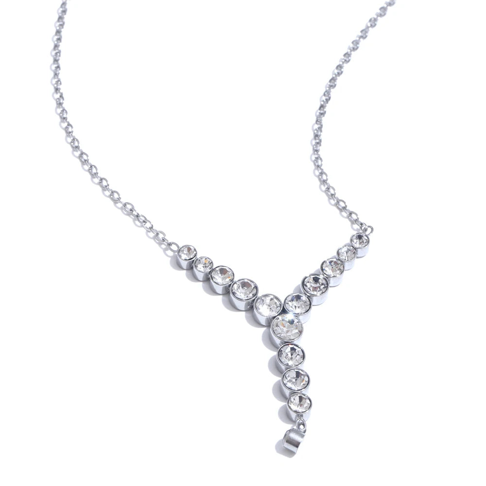 Collana Cascata di Luce – Zirconi Brillanti