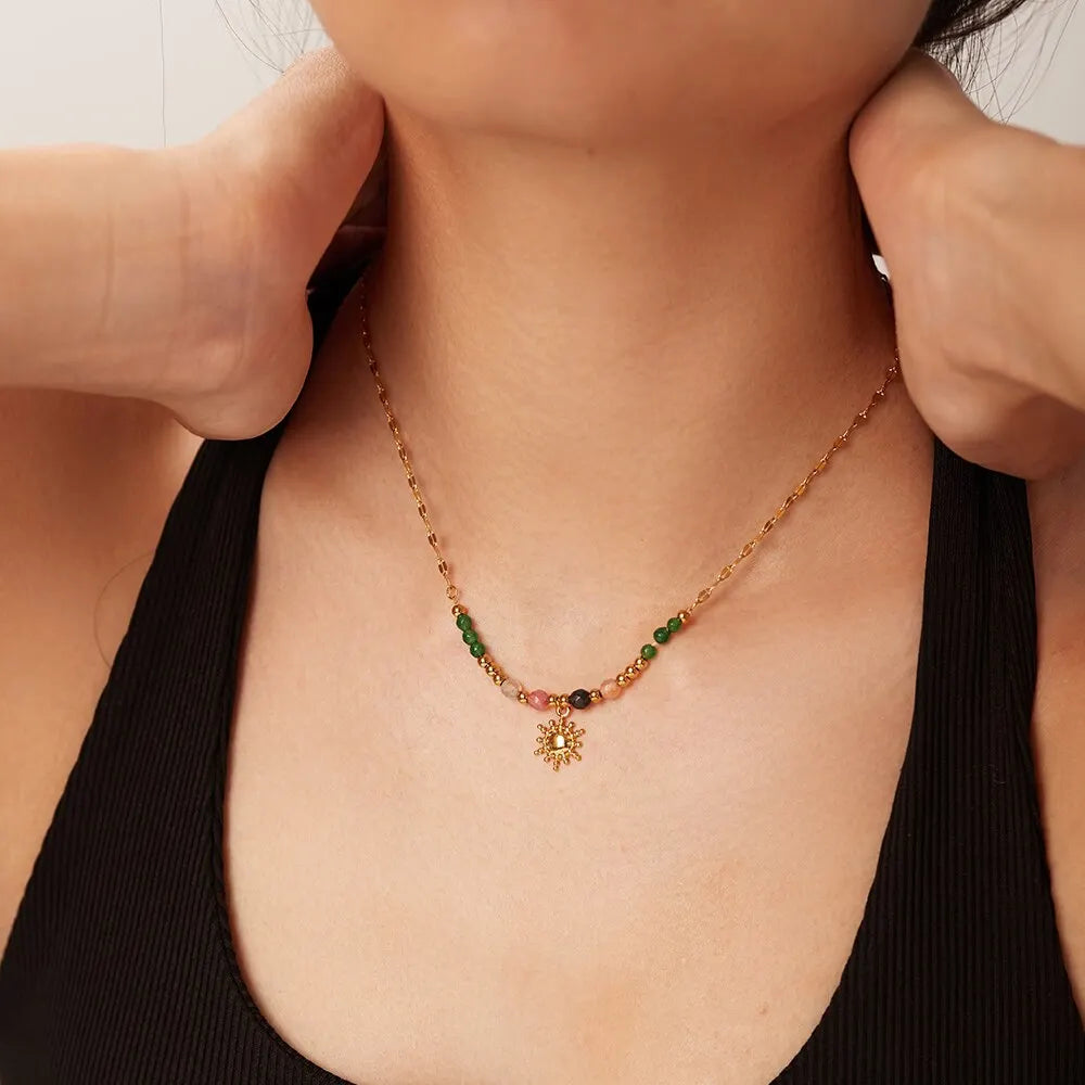 Soffio d’Estate – Collana con Pietre Naturali