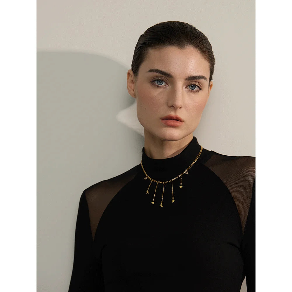 Collana Luna e Stelle – Brilla nell’Universo