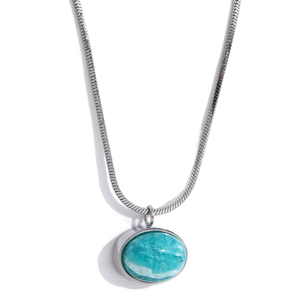 Collana Amazzonite – Equilibrio e Luce Naturale