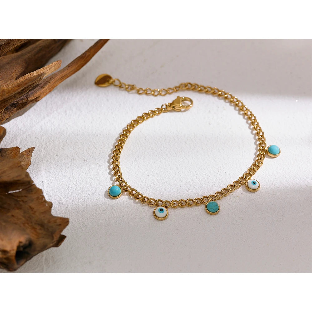 Bracciale Turquoise Eye – Protezione e Luce
