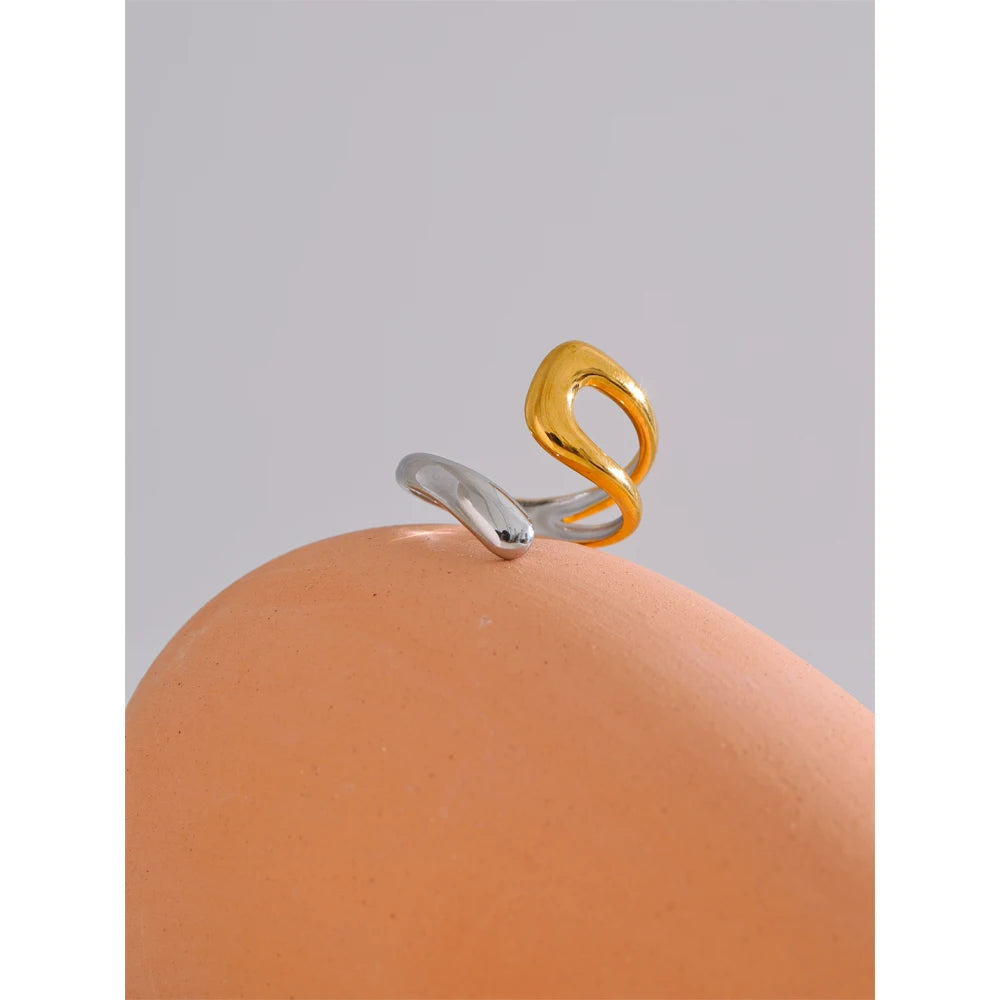 Anello Doppio Colore – Linee d’Arte