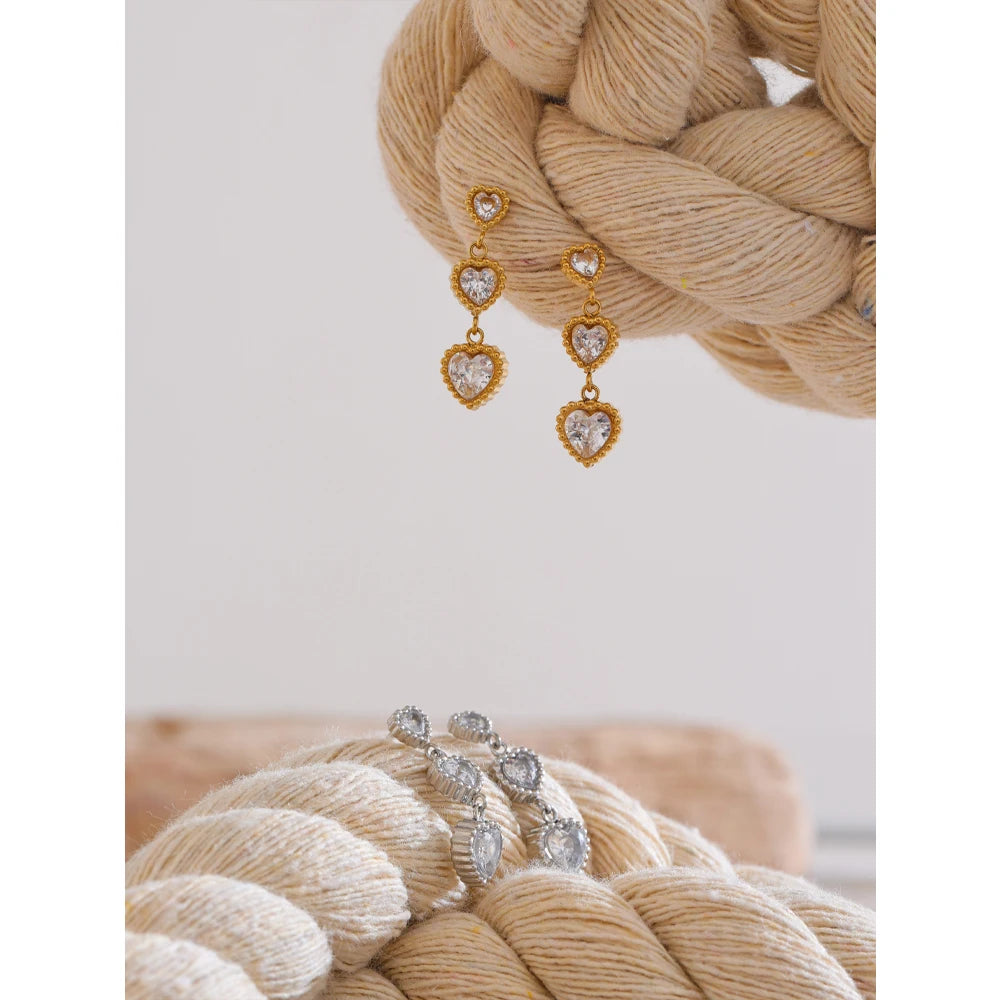 Orecchini Cuore Gemello – Luce e Amore