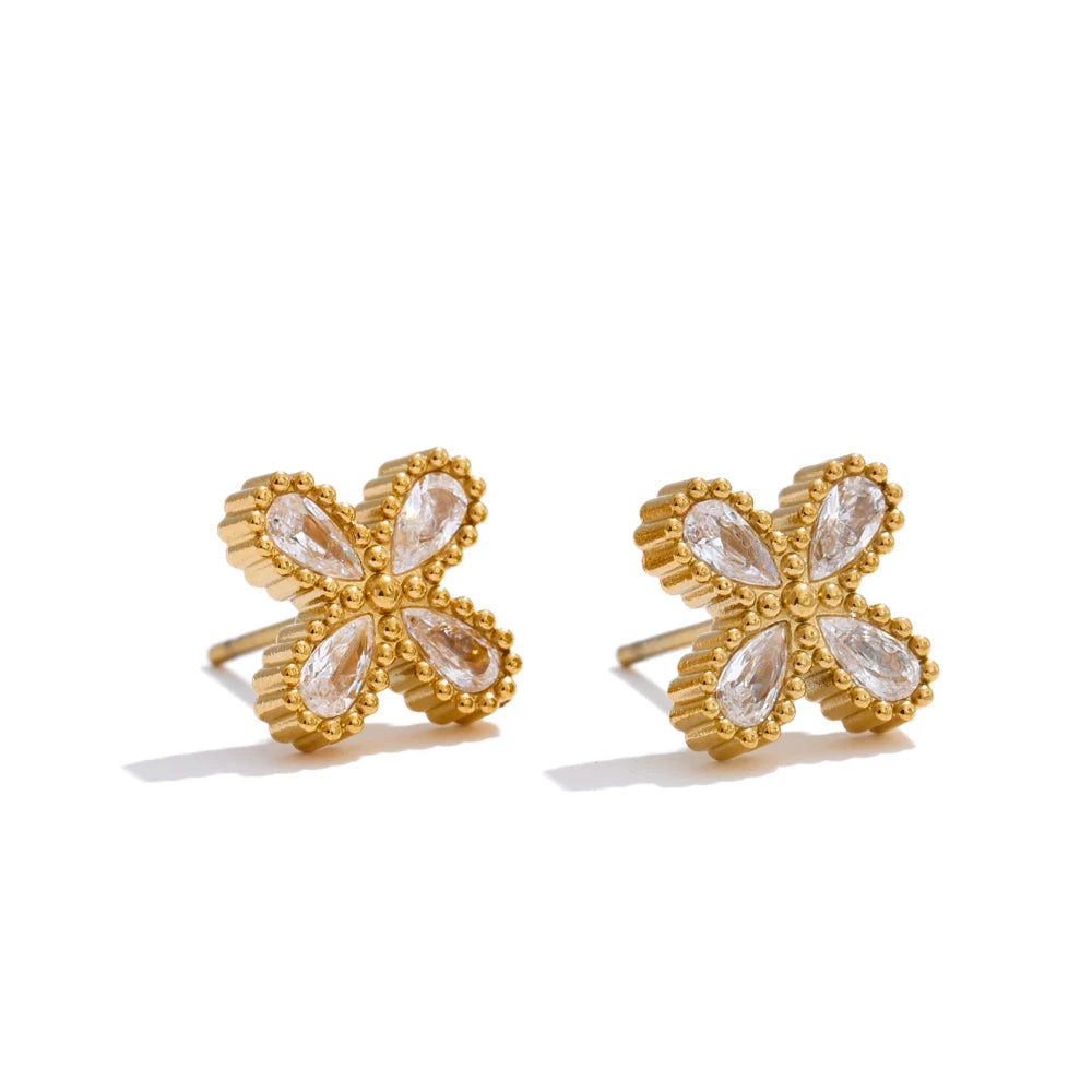 Orecchini Fiore di Luce – Eleganza Delicata