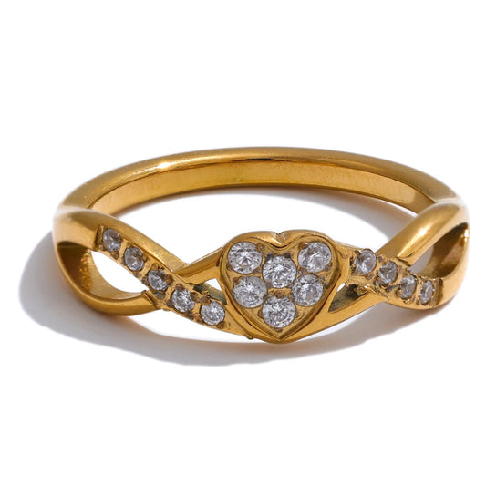 Anello Cuore di Luce – Eleganza Sottile