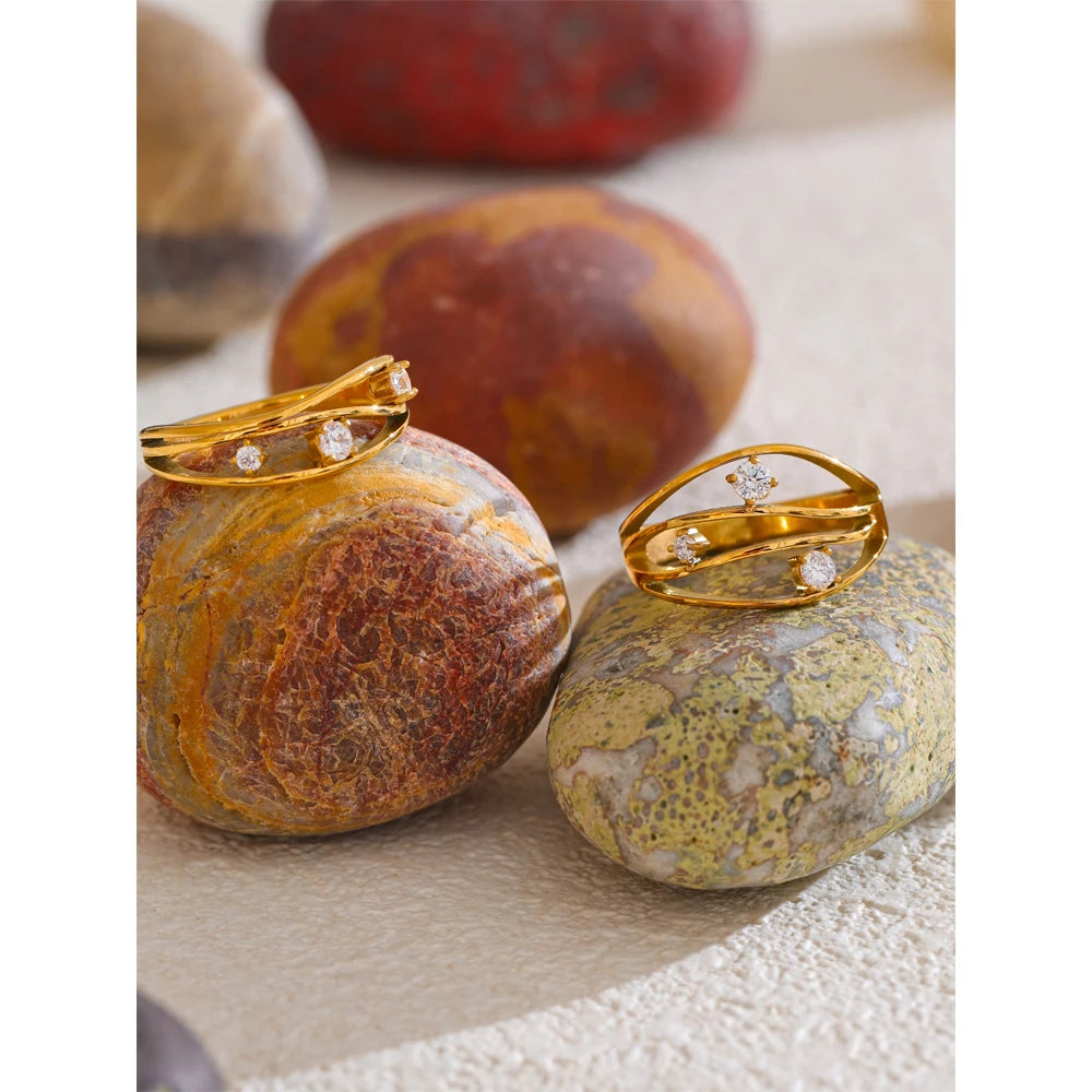 Set Anelli Gemelli – Eleganza Dorata