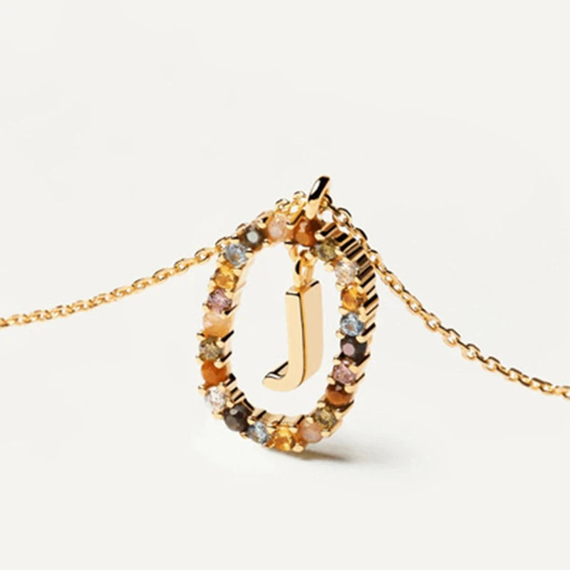 Collana con Lettera Iniziale – Girocollo Elegante Donna