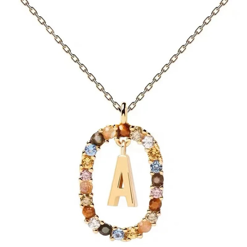 Collana con Lettera Iniziale – Girocollo Elegante Donna