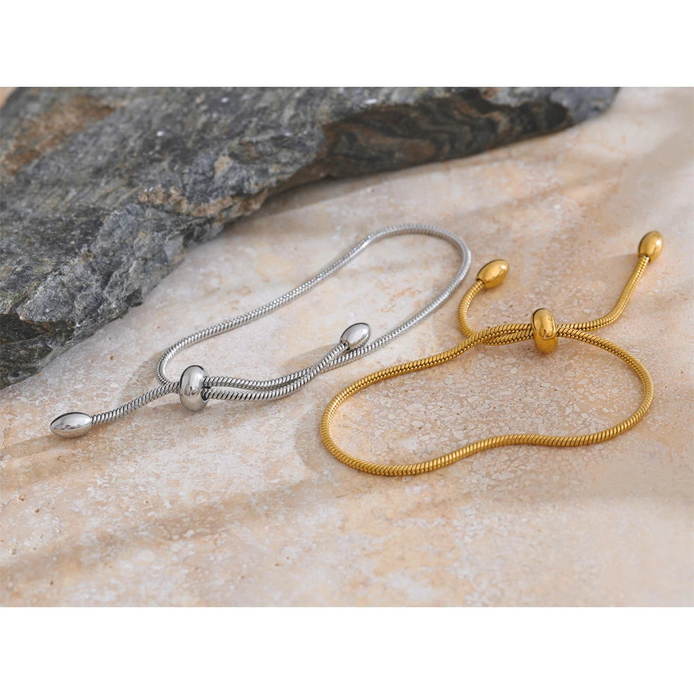 Bracciale Catena Regolabile – Eleganza Quotidiana Impermeabile