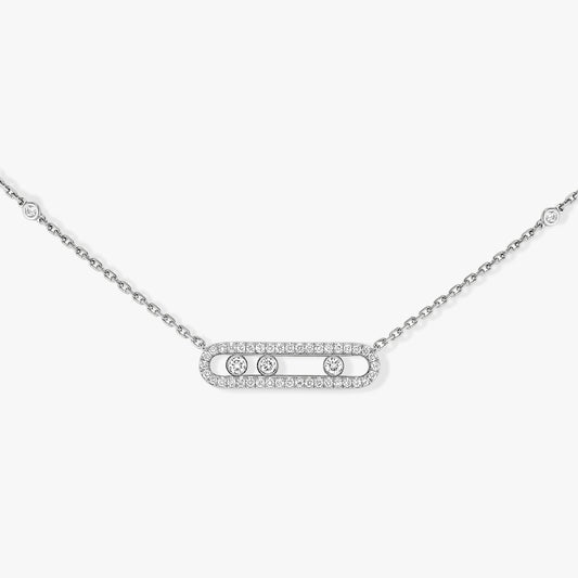 Collana in argento dal design traforato – Eleganza moderna e raffinata