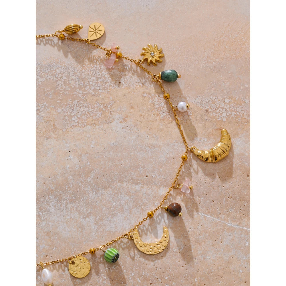Collana Luna Charm – Magia e Colori d’Oriente