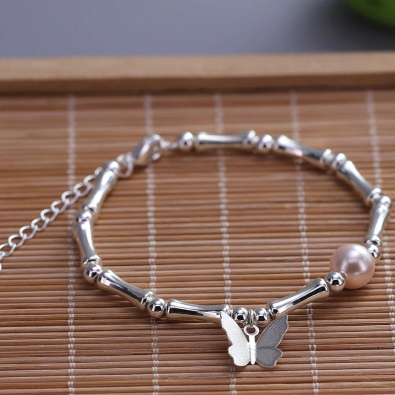 Collezione "Ali di Luce" – Bracciale Farfalla d’Argento