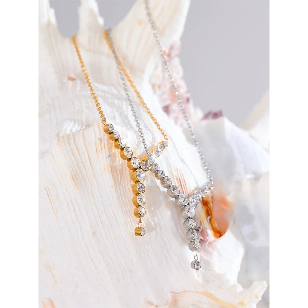 Collana Cascata di Luce – Zirconi Brillanti