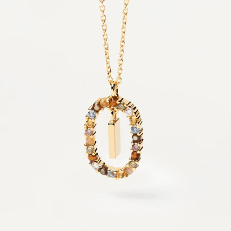 Collana con Lettera Iniziale – Girocollo Elegante Donna