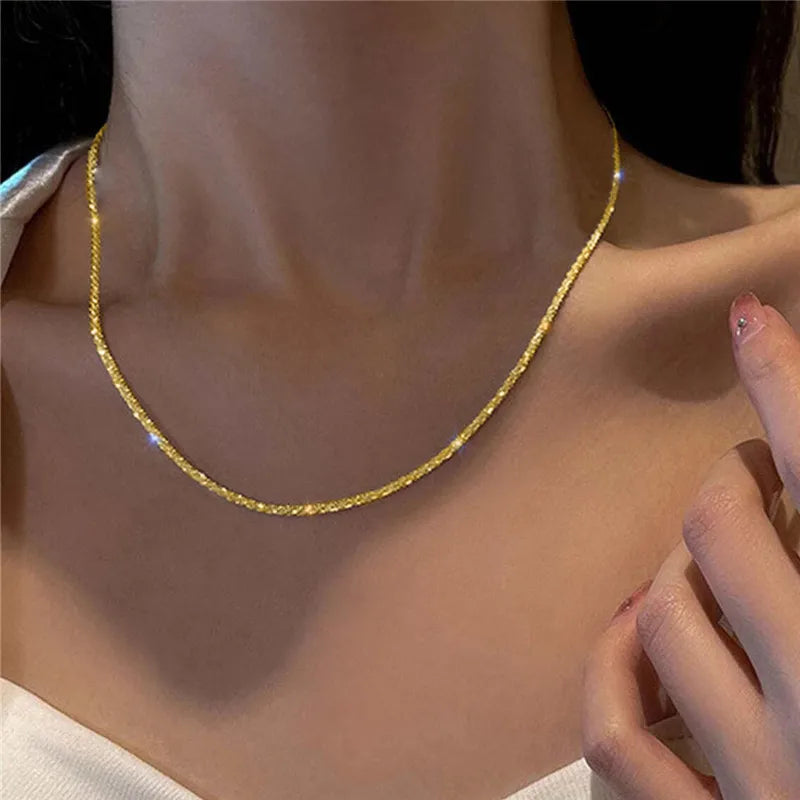 Collana in argento 925 – Catena sottile e luminosa