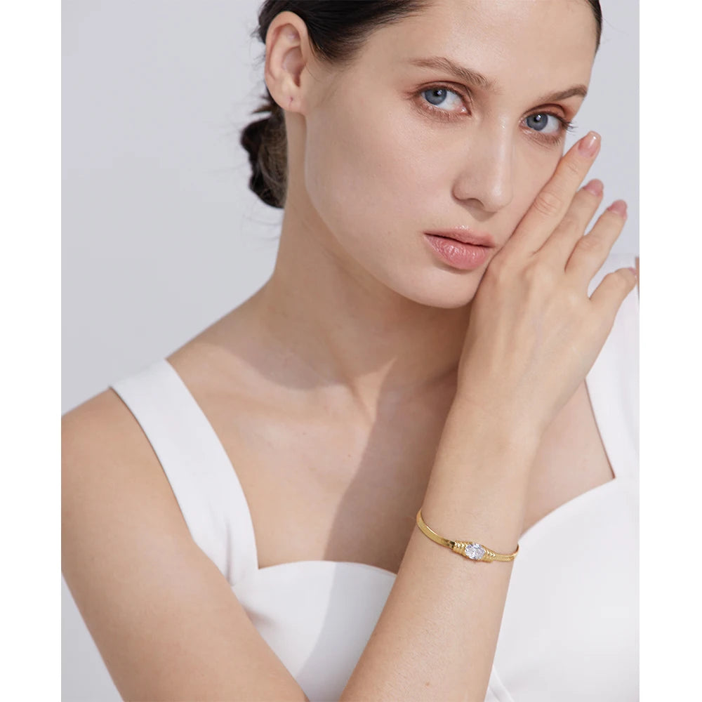 Bracciale Serpente di Luce – Eleganza Riflessa