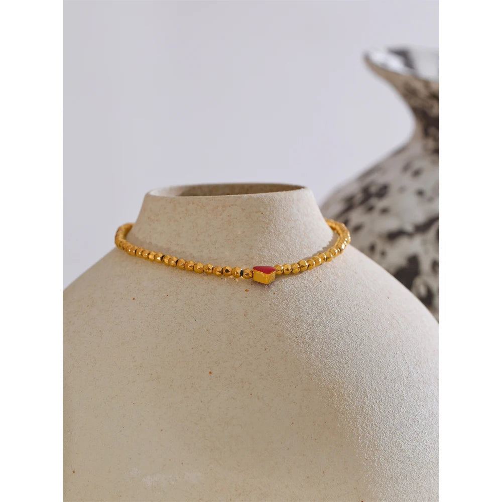 Bracciale Cuore Dorato – Amore Essenziale