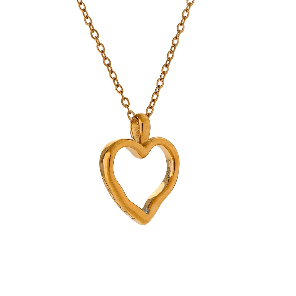 Collana Cuore Cavo – Amore Essenziale